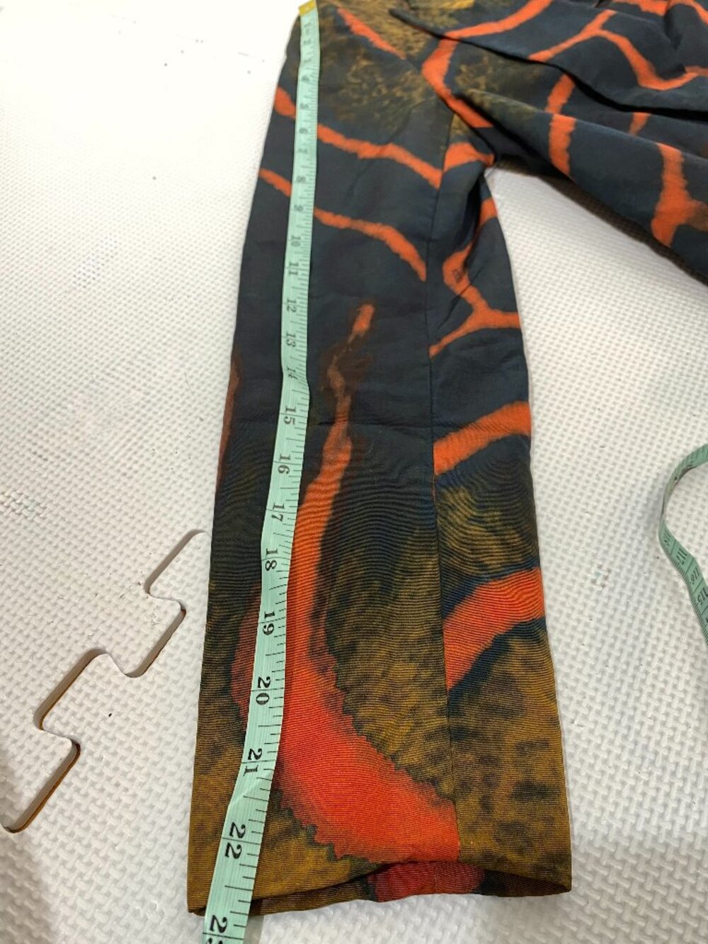 ESCADA Buella Fantasy Print Blazer Black Brown Rust Orange Tailored Sz 36 (S) - Picture 14 of 15